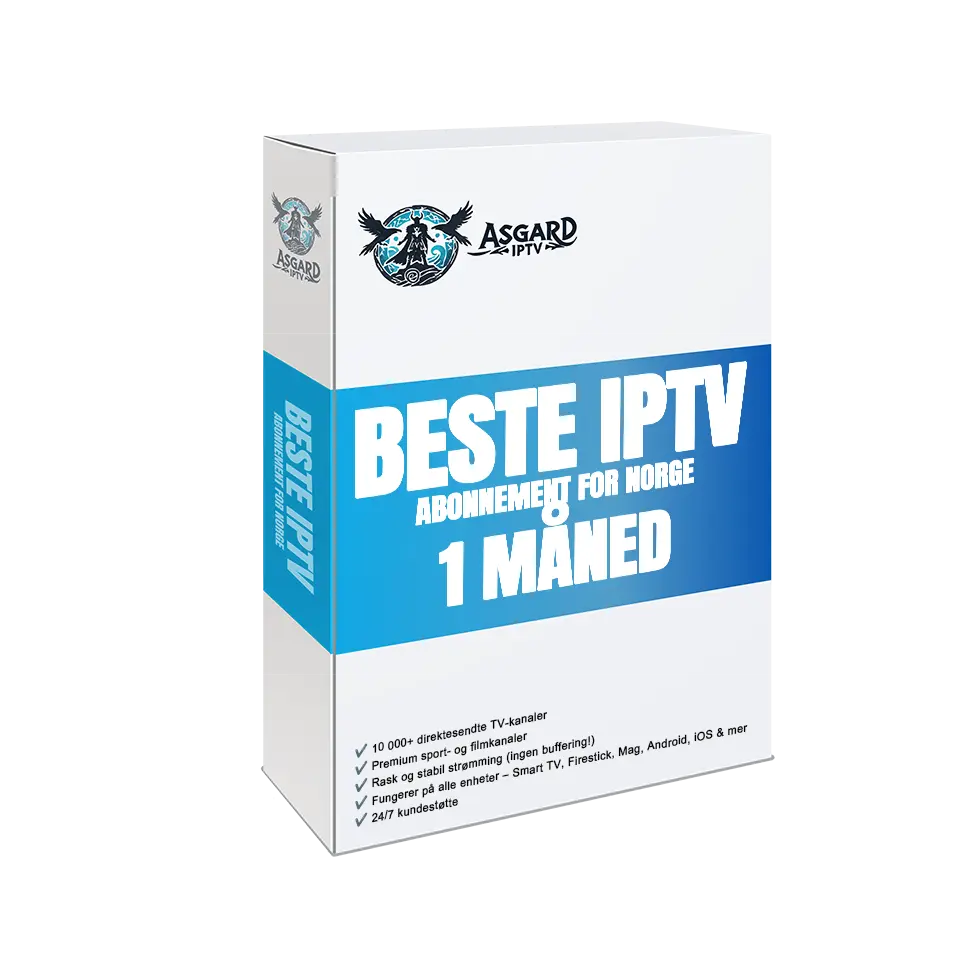 IPTV-abonnement for 1 måned – €15