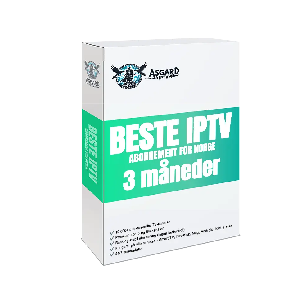 IPTV-abonnement for 3 måneder – €40